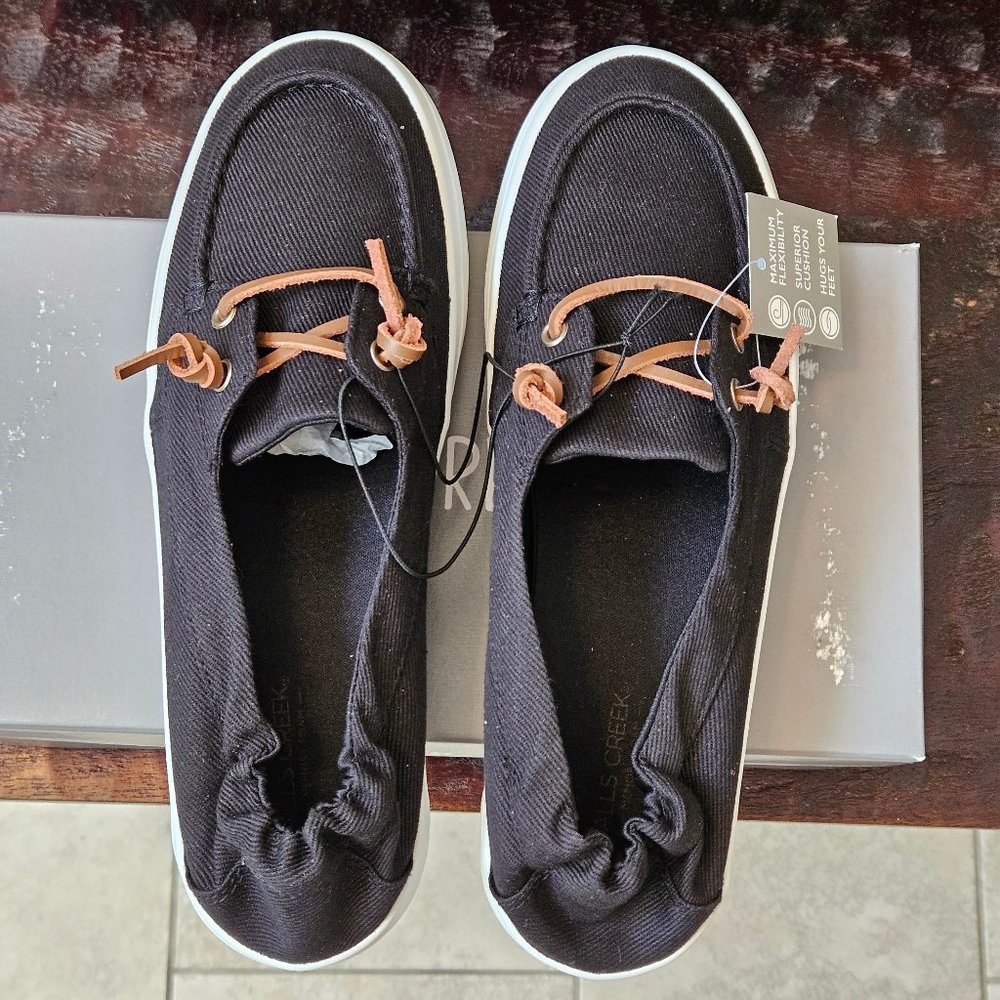 NWT Falls Creek Women's Erin Casual Shoes, Black, Sz 9 - Picture 6 of 15